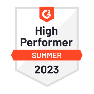 high performer summer 2023 logo
