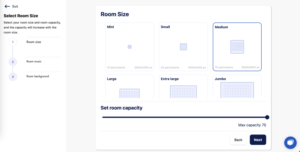 Powerful New Features to Accelerate Sales Room size selector 2